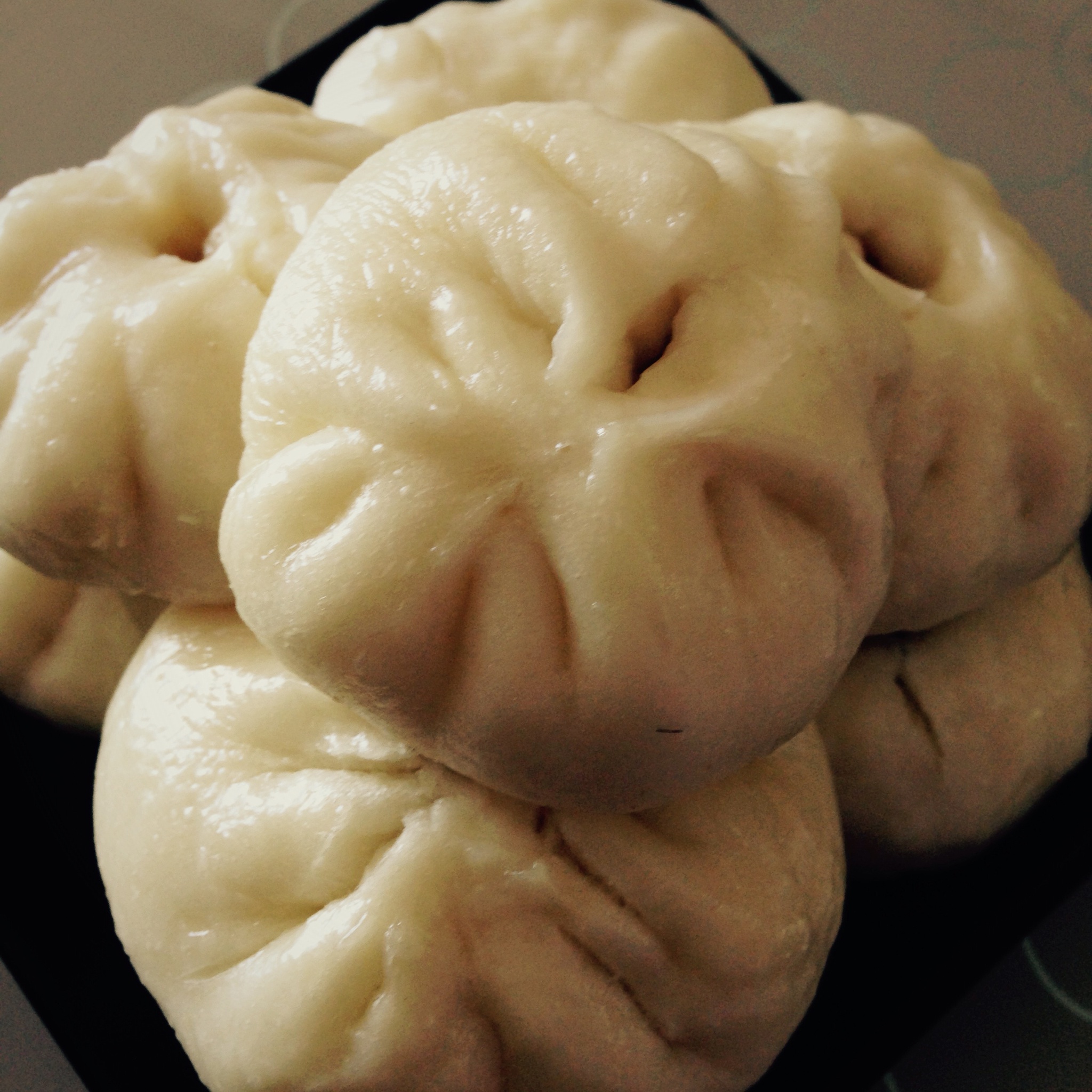 做的家庭手工肉馅大包子