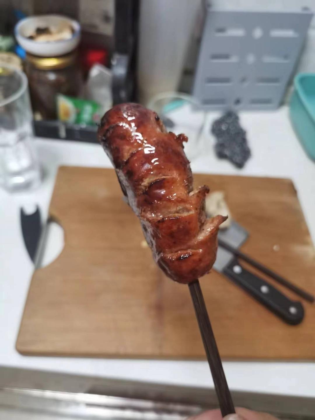 玉米猪肉波波肠