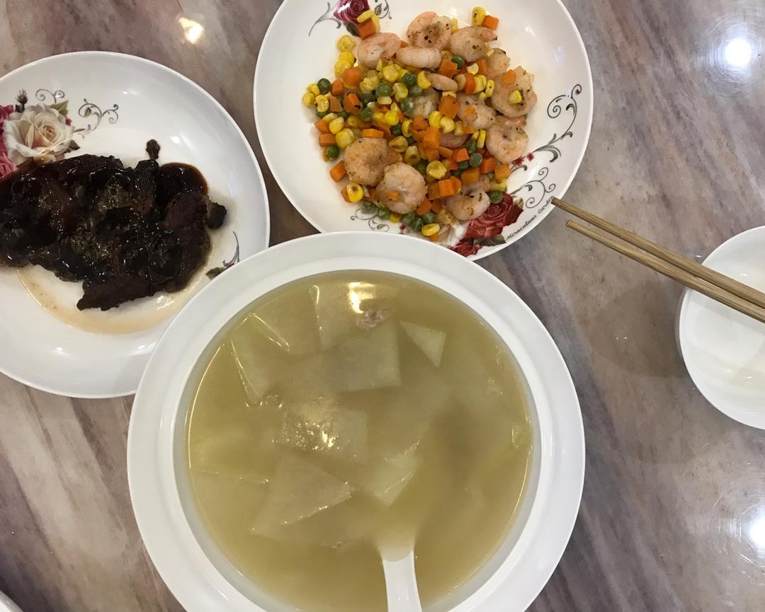 妈妈牌：肉末冬瓜汤