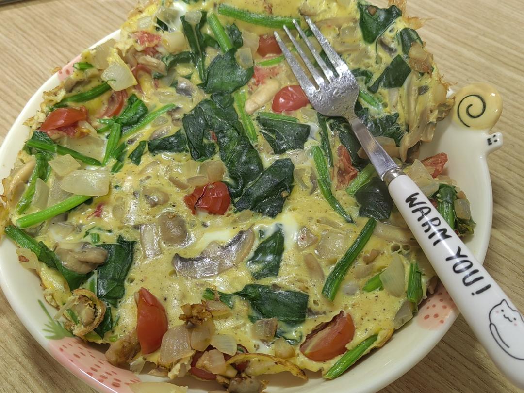 意式蔬菜煎蛋（马克西姆圣诞限量款不粘锅食谱）