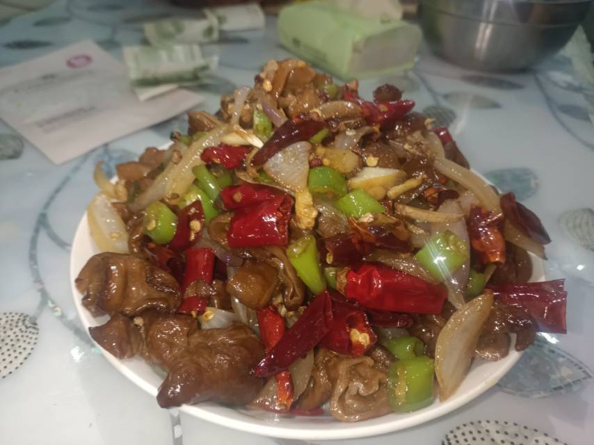 爆炒肥肠