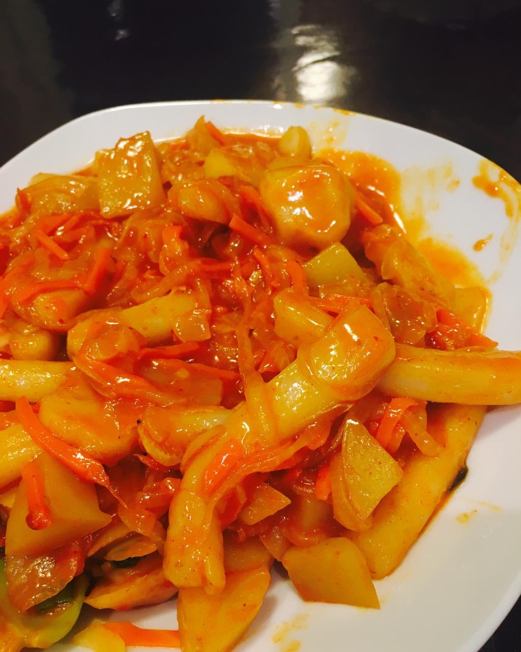 15分钟韩式辣炒年糕