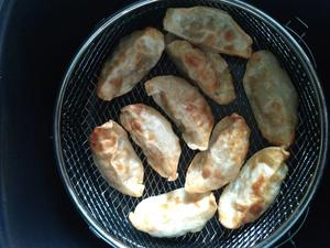 空气炸锅—煎饺（低卡路里/低热量）的做法 步骤4
