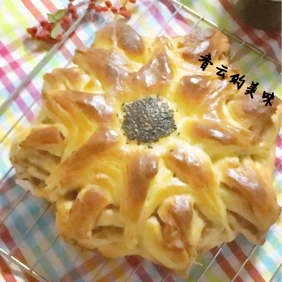 手揉甜面包～豆沙千层包和豆沙卷