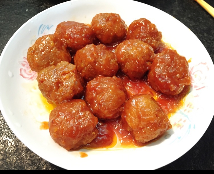 丁丁192做的茄汁肉丸