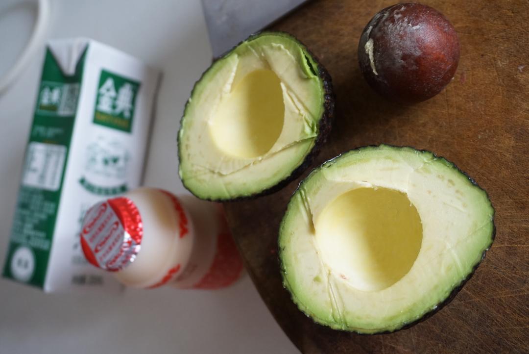 最能接受的牛油果奶昔