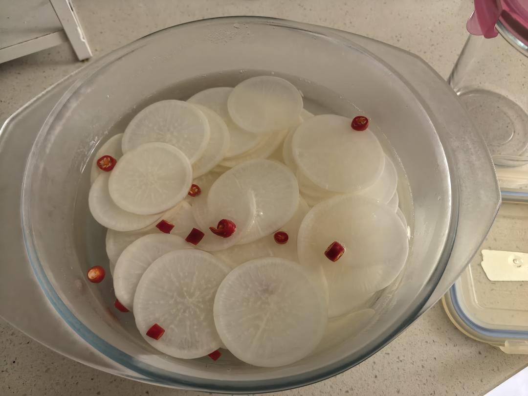 腌萝卜😜最简单的泡菜👍拉面的完美搭档🍜