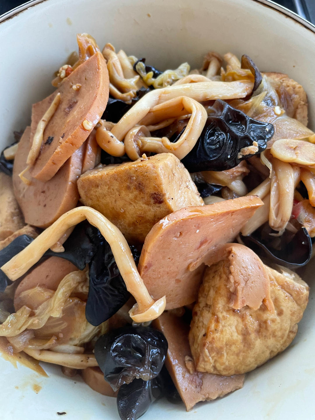 白菜豆腐煲