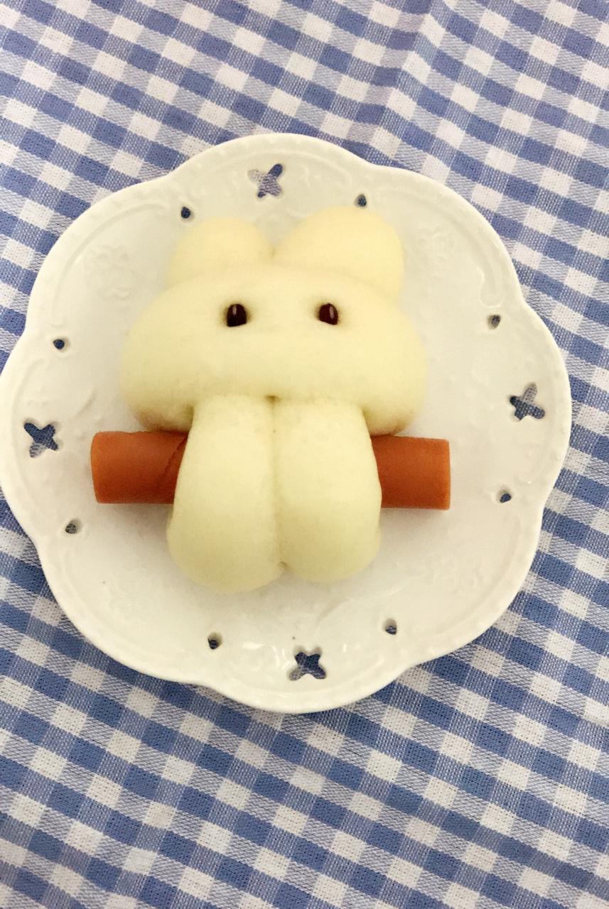 兔子香肠馒头（一次发酵）