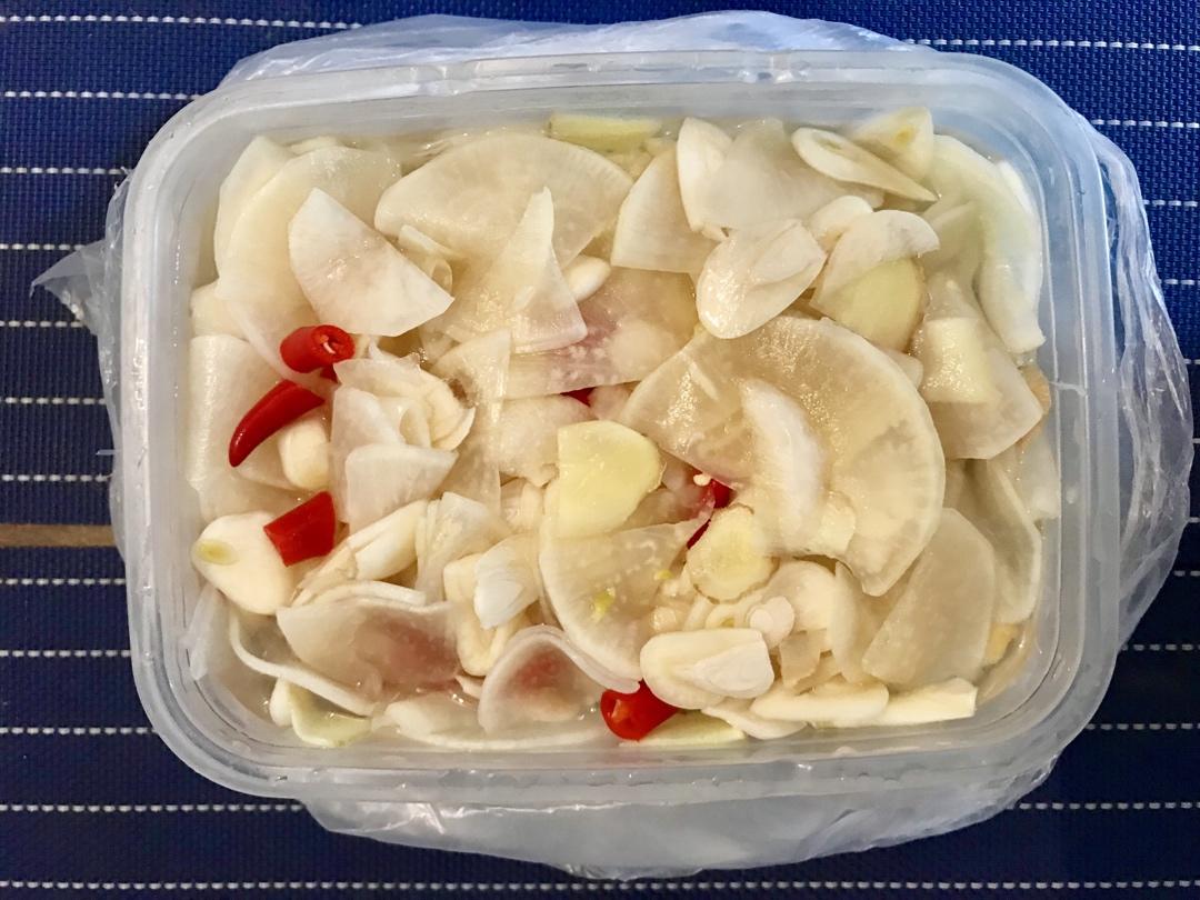 简单酸爽泡菜萝卜
