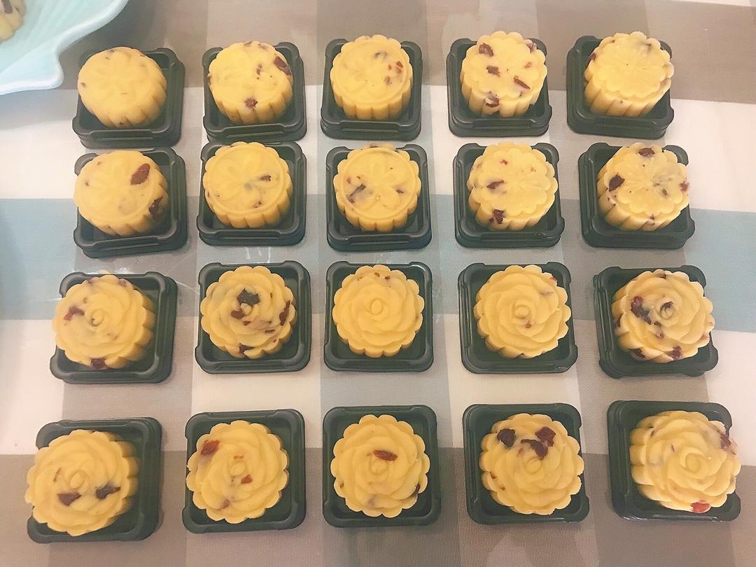 蔓越莓绿豆糕