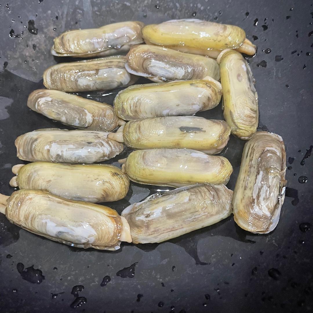 🔥雪菜汁干烤蛏子的做法 步骤4