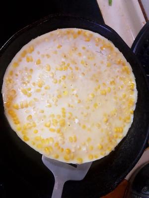 嫩煎玉米粒饼（健康少油，香甜软糯）的做法 步骤2