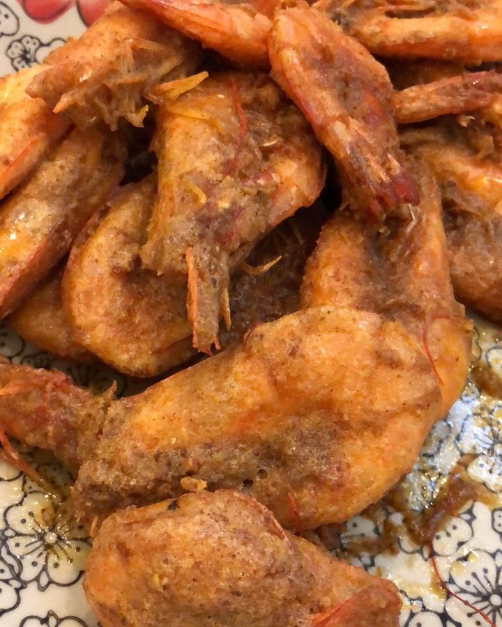咸蛋黄焗虾