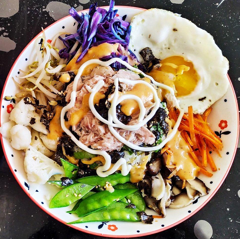 金枪鱼美味吃法（韩式拌饭）