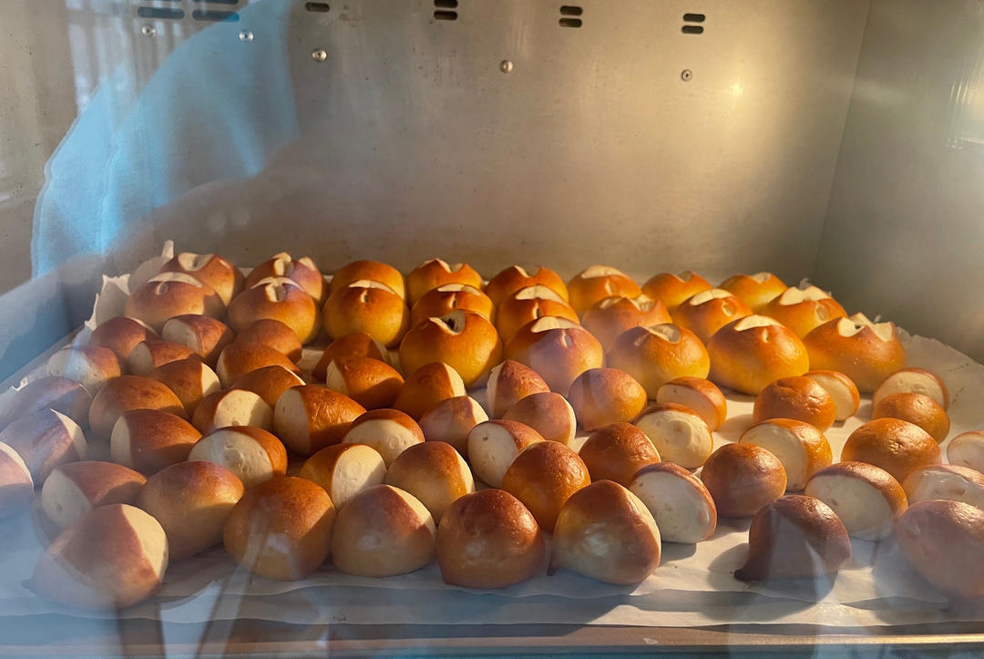 举个栗子｜超可爱的mini 栗子碱水面包