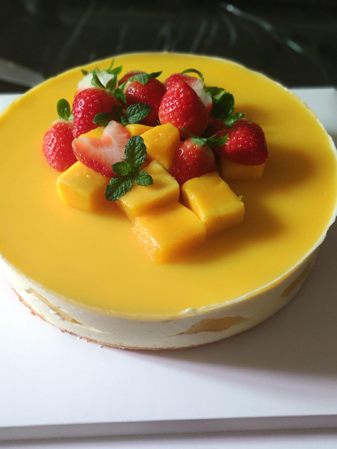 芒果慕斯蛋糕8寸