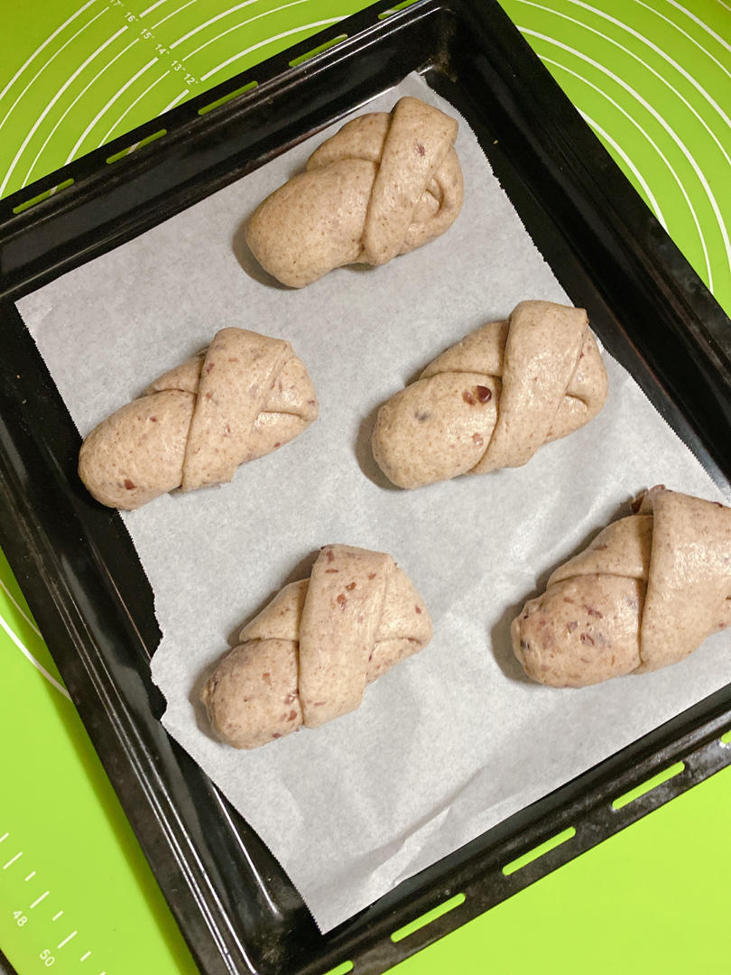 全麦牛奶蜜豆软欧