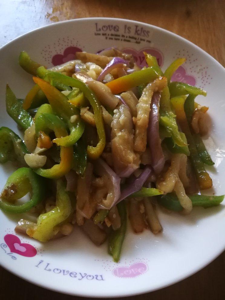 青椒茄子丝