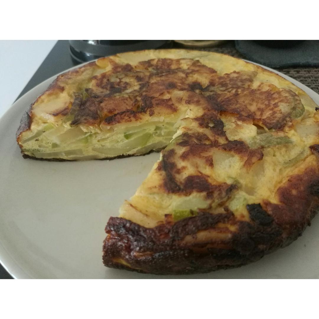 西班牙土豆西葫芦蛋饼 Tortilla de Calabacín