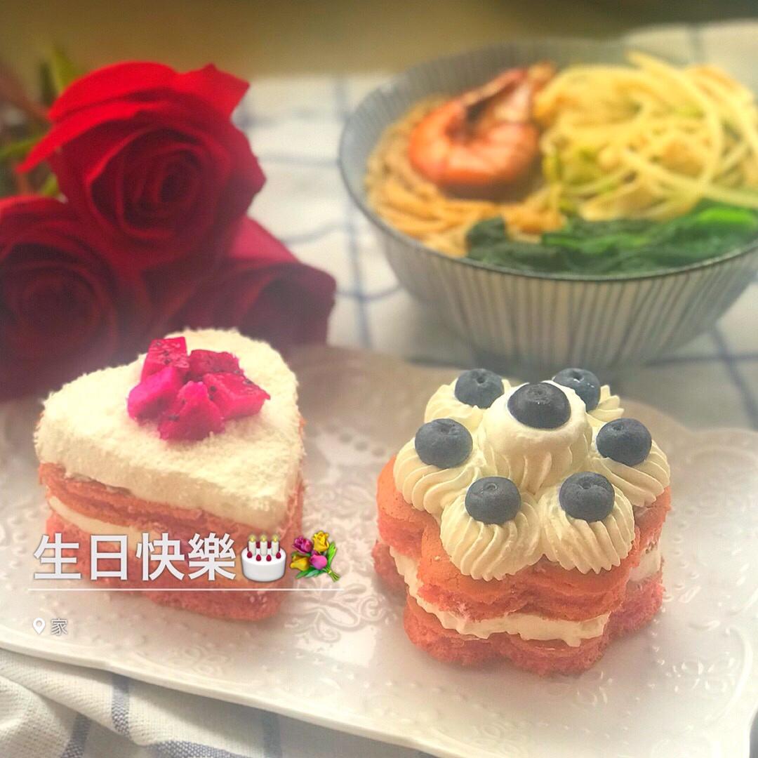 水果巧克力小蛋糕