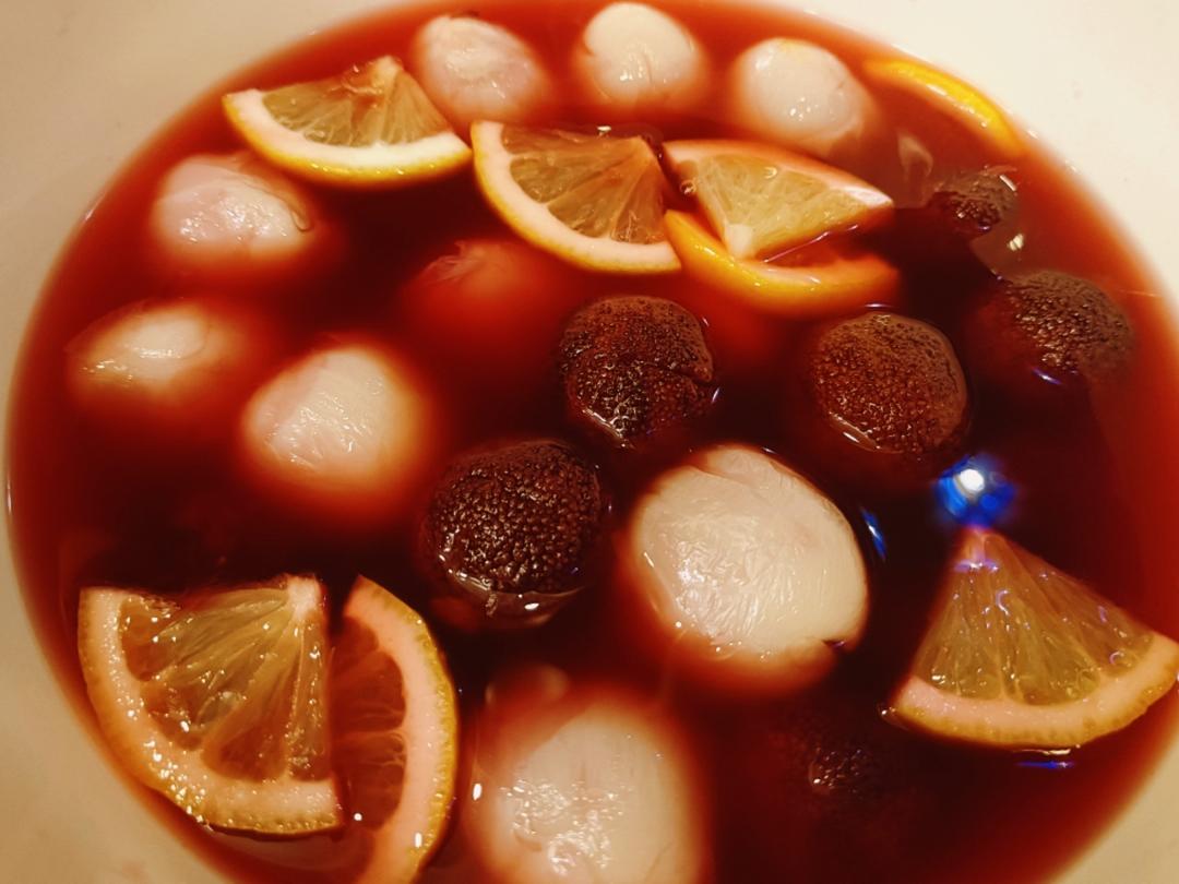 故宫同款：杨梅荔枝冰饮