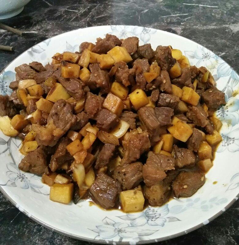 爆汁蚝油牛肉杏鲍菇