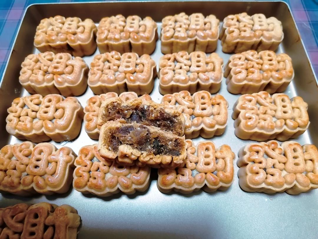 【终极版广式月饼配方】表皮油亮的秘诀！
