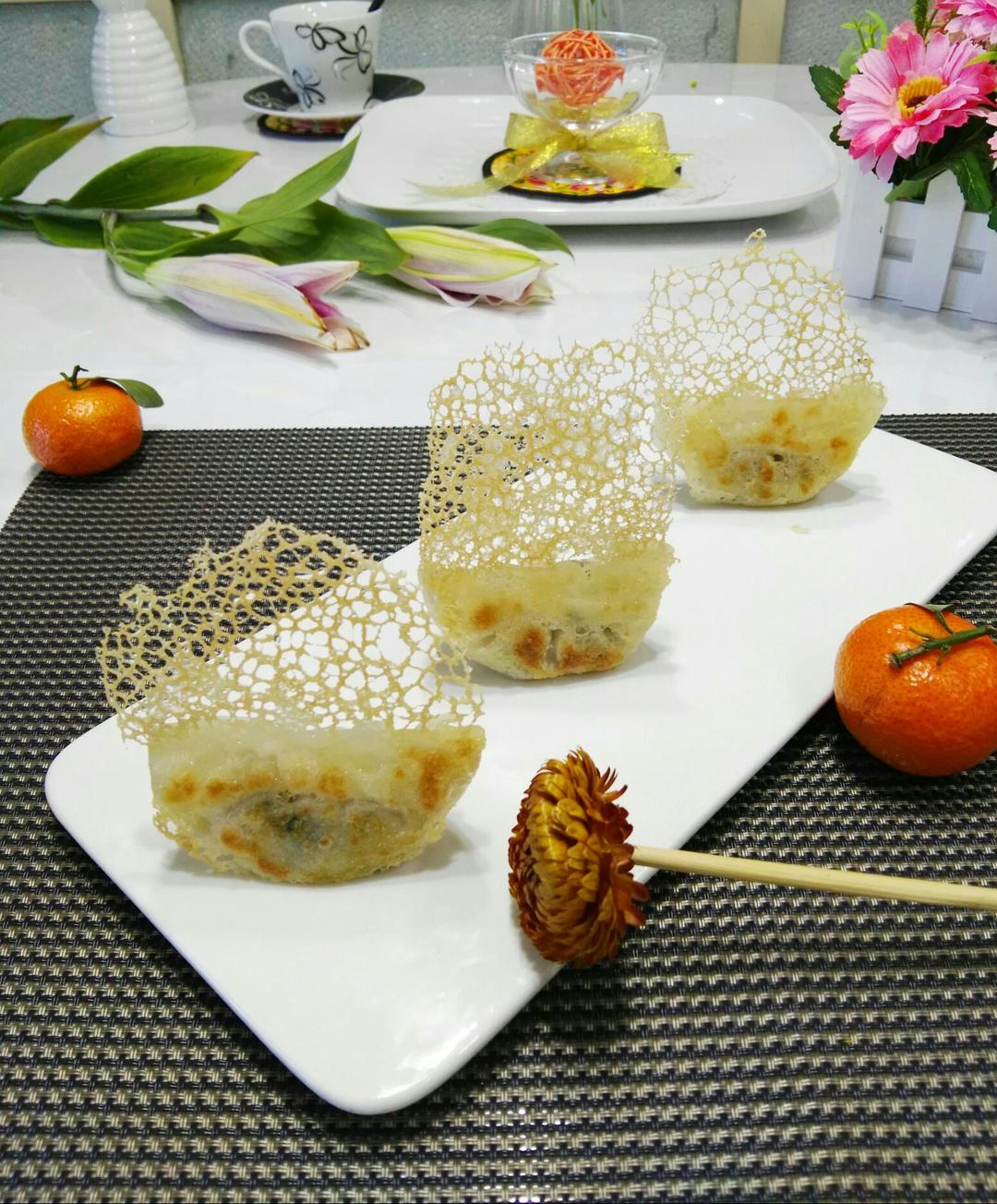 手机用户3193lili做的蕾丝冰花煎饺