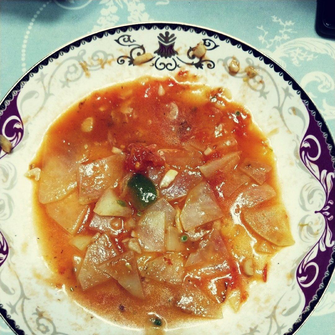 青椒番茄土豆片