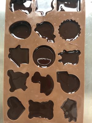 可可液块自制黑巧克力（炼乳版）的做法 步骤7