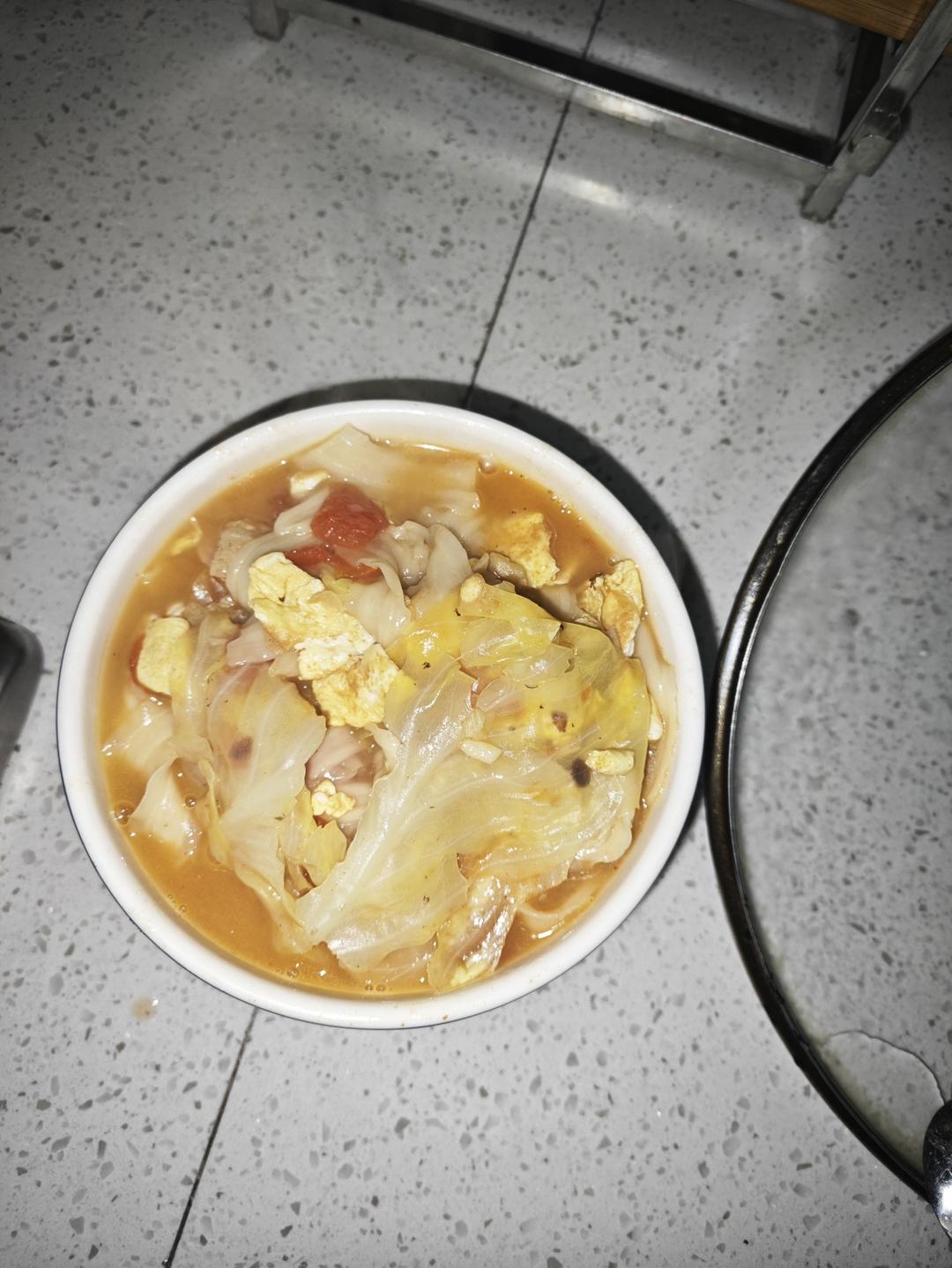 恨不得抱着锅舔的番茄鸡蛋面