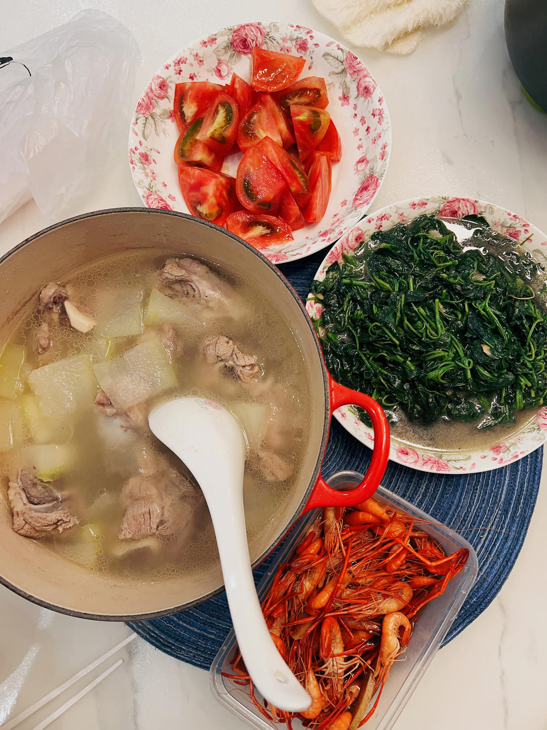 冬瓜排骨汤，夏天的味道