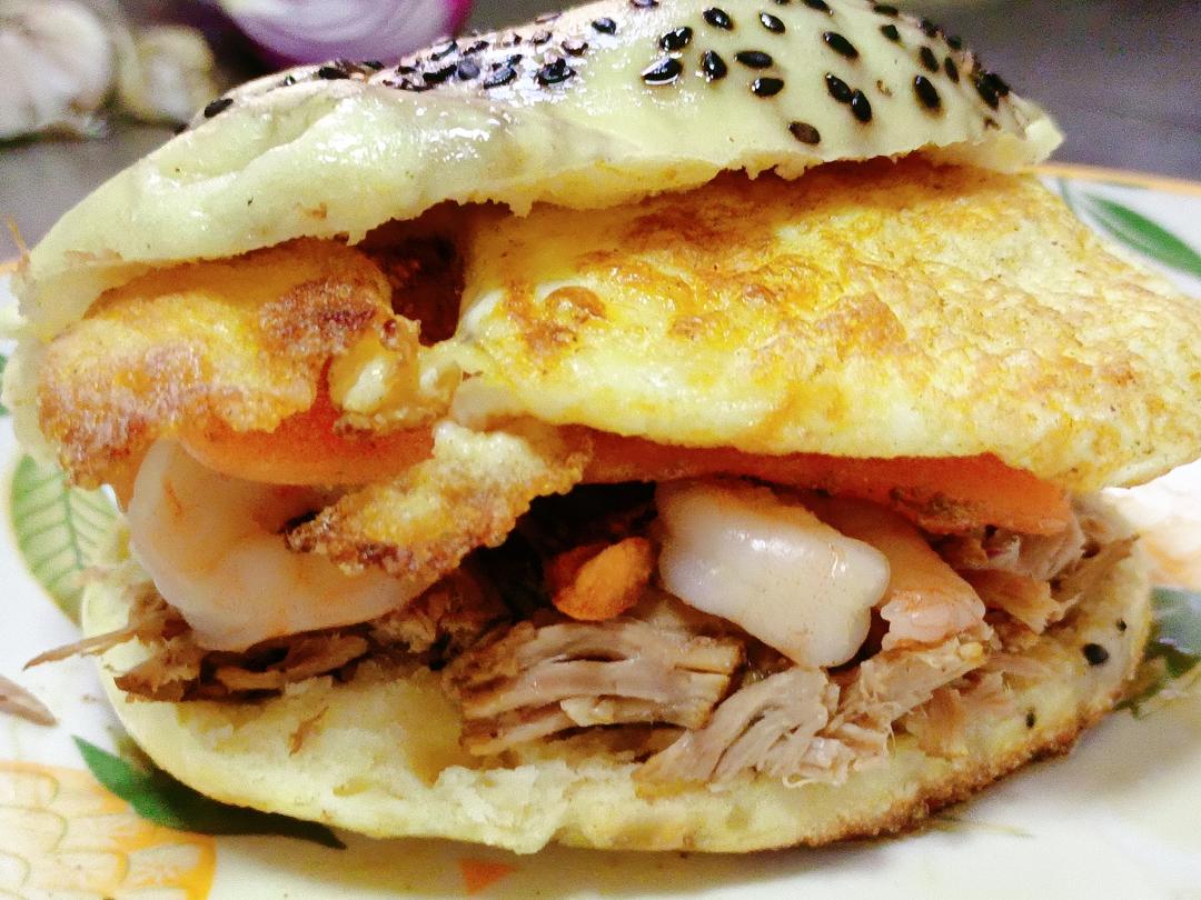 超级简单肉夹馍早餐