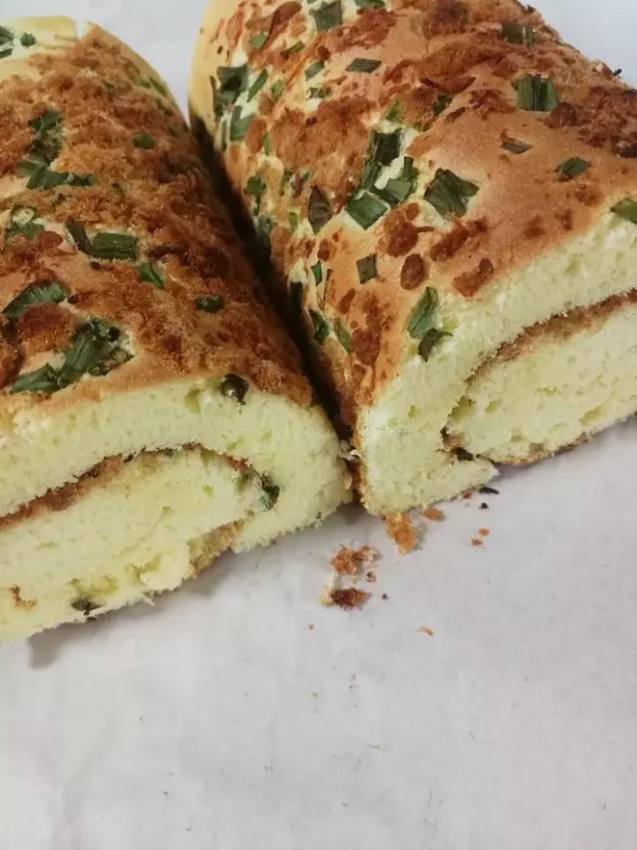 香葱肉松蛋糕卷