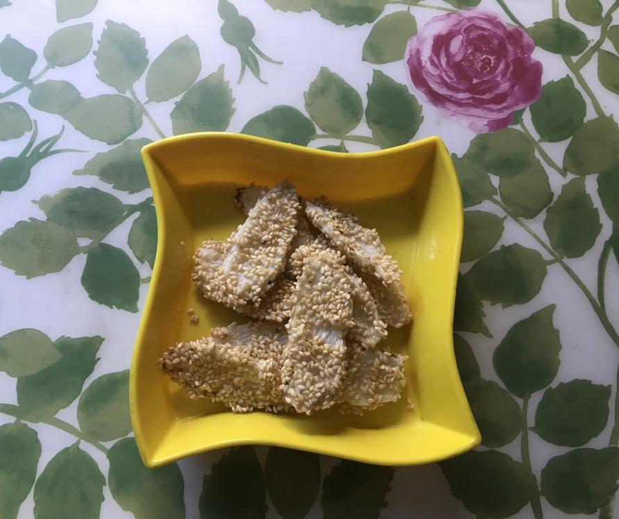 宝宝辅食：芝麻山药片