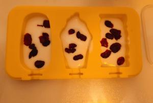 甜蜜凉爽滋润营养的蔓越莓酸奶冰棒的做法 步骤4