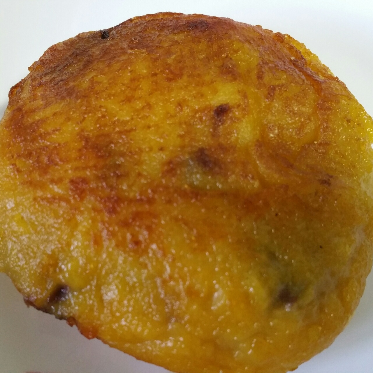 豆沙红薯饼
