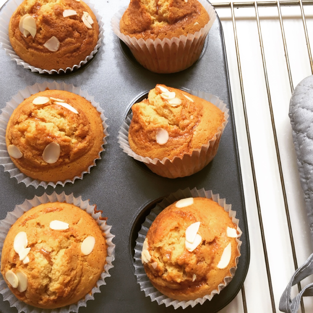 【视频食谱】太妃海盐马芬