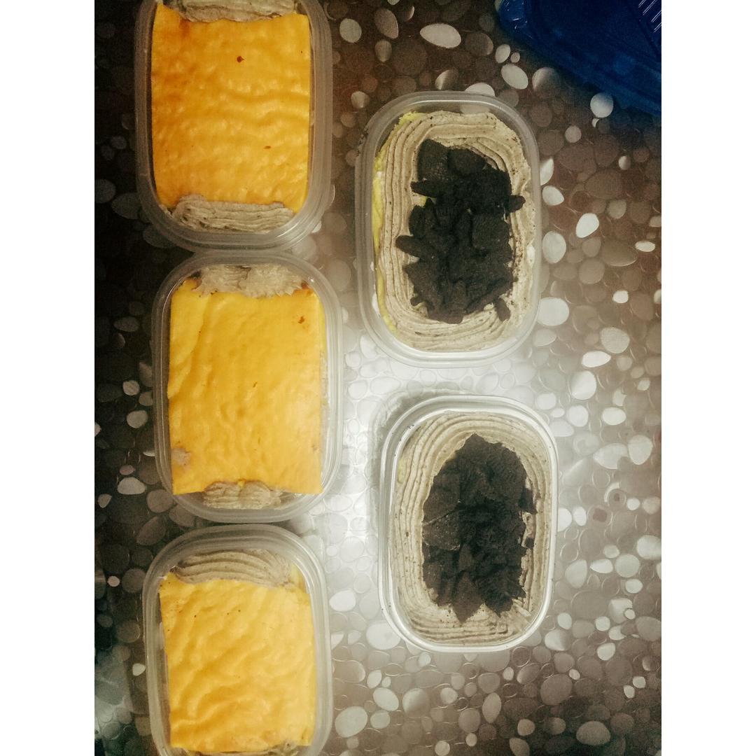 虎皮奶油盒子蛋糕