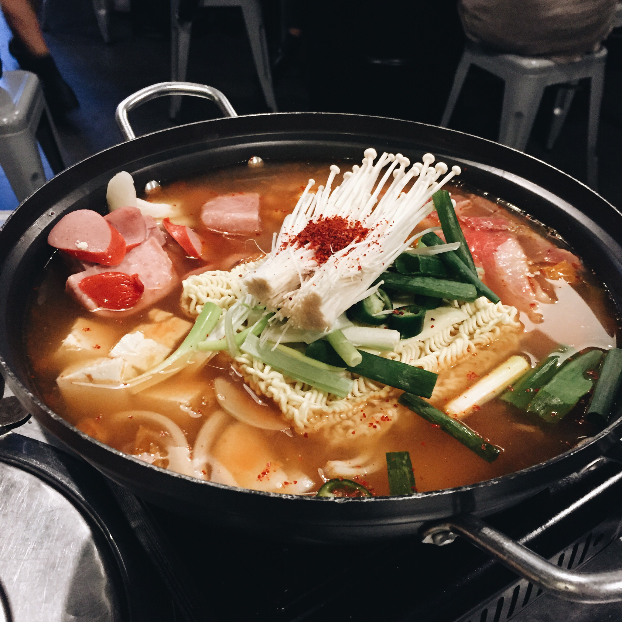 韩式芝士部队锅