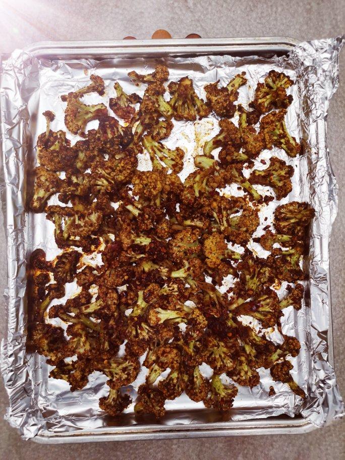 超好吃的低脂烤花菜㊙️做法简单，减脂必备