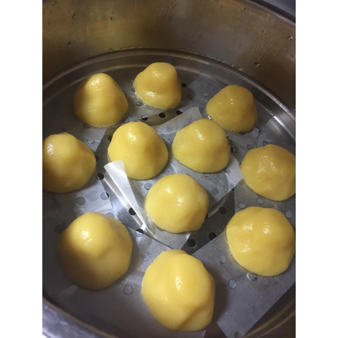 奶香糯米窝窝头