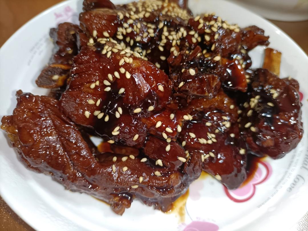 糖醋排骨/糖醋小排（不放油）（12345口诀做出正宗上海本帮）