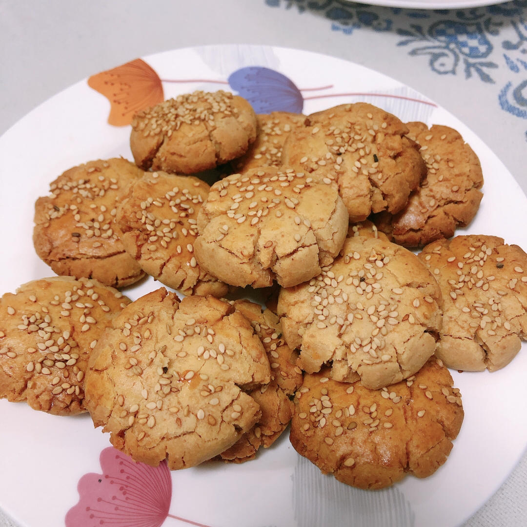 咸味花生酱酥饼（无糖）