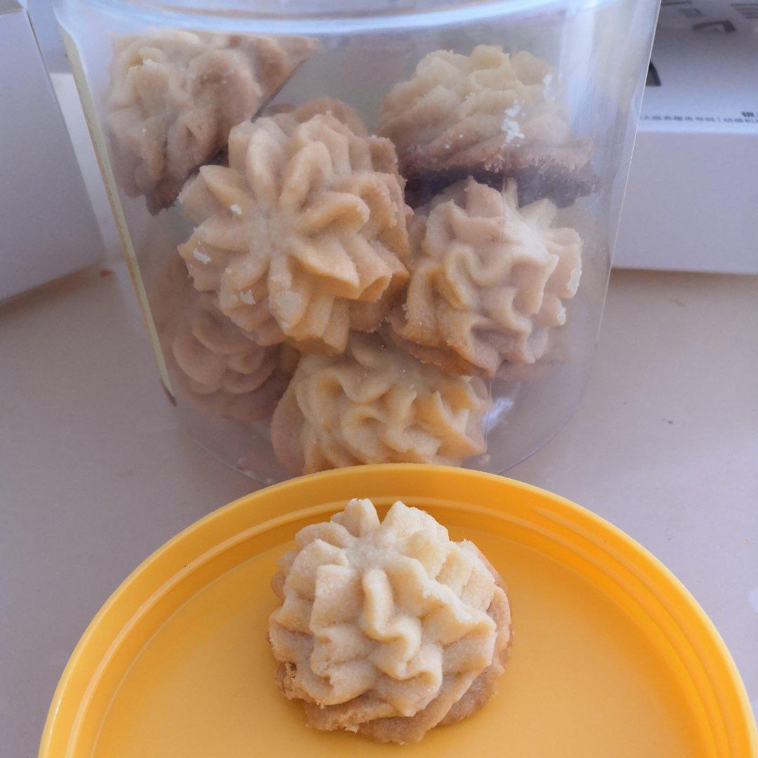 一抿即化酥到掉渣的珍妮曲奇云顶小花/烘焙视频饼干篇1