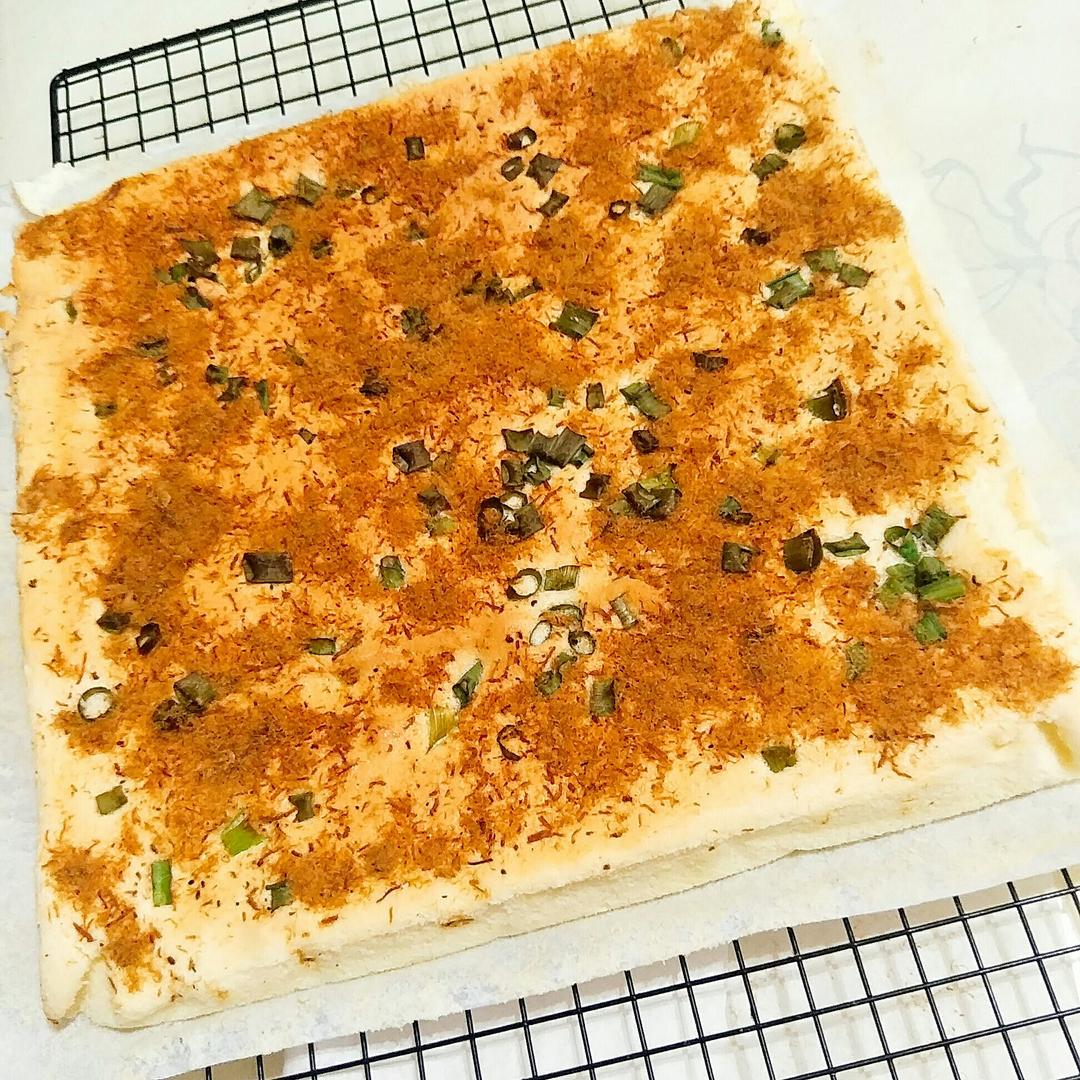 香葱肉松蛋糕卷