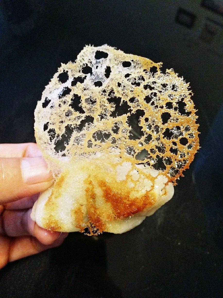 冰花蕾丝煎饺