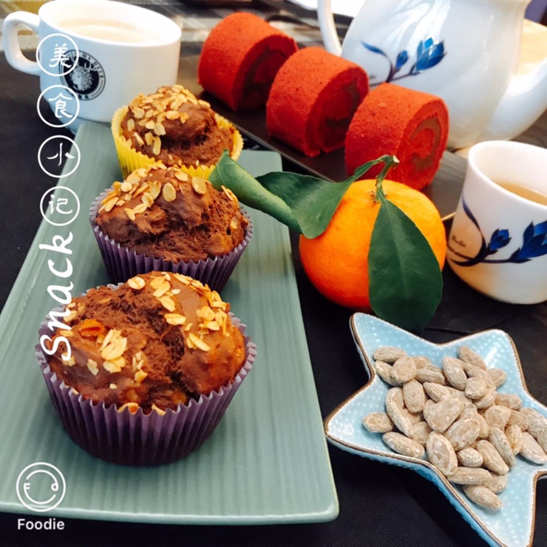 香蕉核桃纸杯蛋糕、麦芬