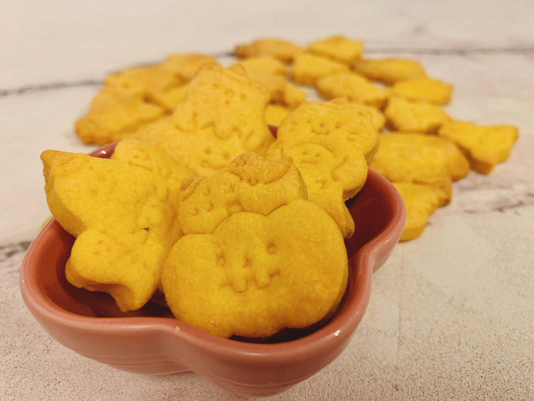 万圣节美食，南瓜饼干